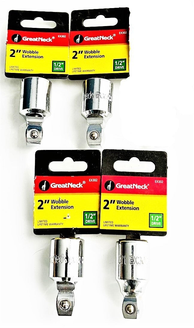 Great Neck 1/2" Drive Wobble Socket Extensions