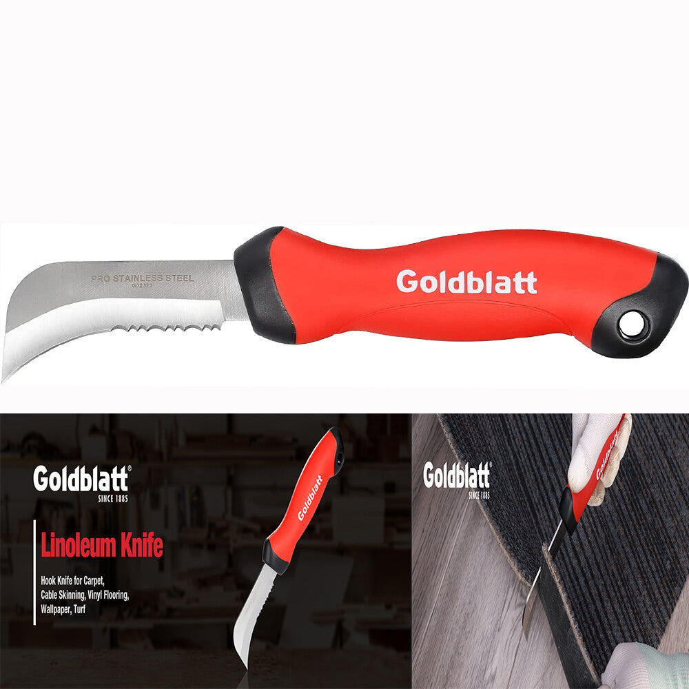 Goldblatt Linoleum Knife Stainless Steel Roofing&Flooring Knife Stainless Steel