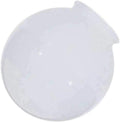 6-Inch White Glass Globe - 3-1/4-Inch Fitter Opening