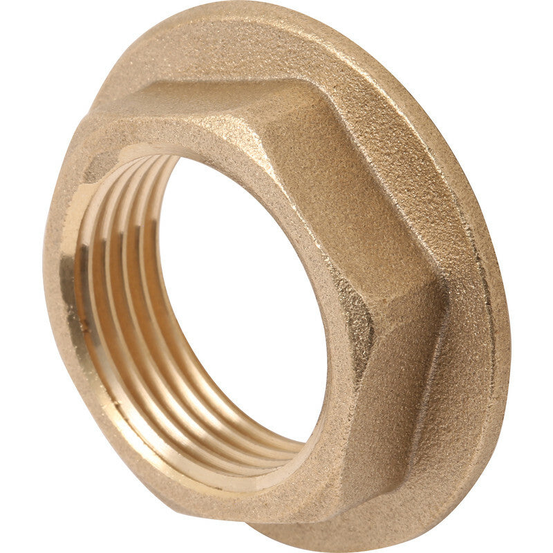 1/2" BSP Brass Small Flanged Backnut