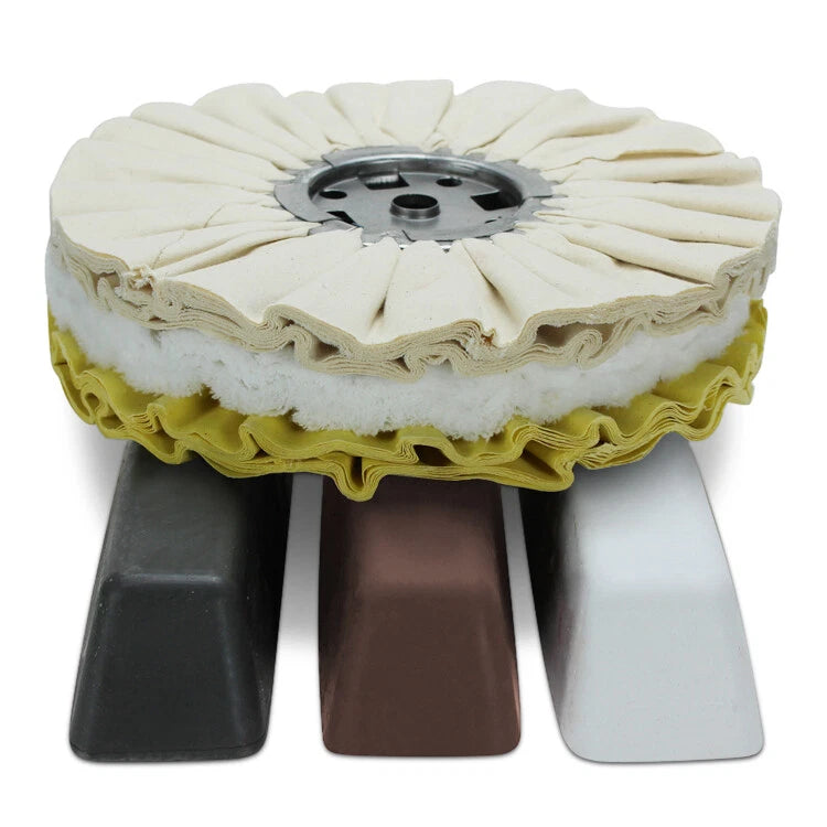 Aluminum Buffing Kit: 10" Airway Buffing Wheels & | Built Supply Co