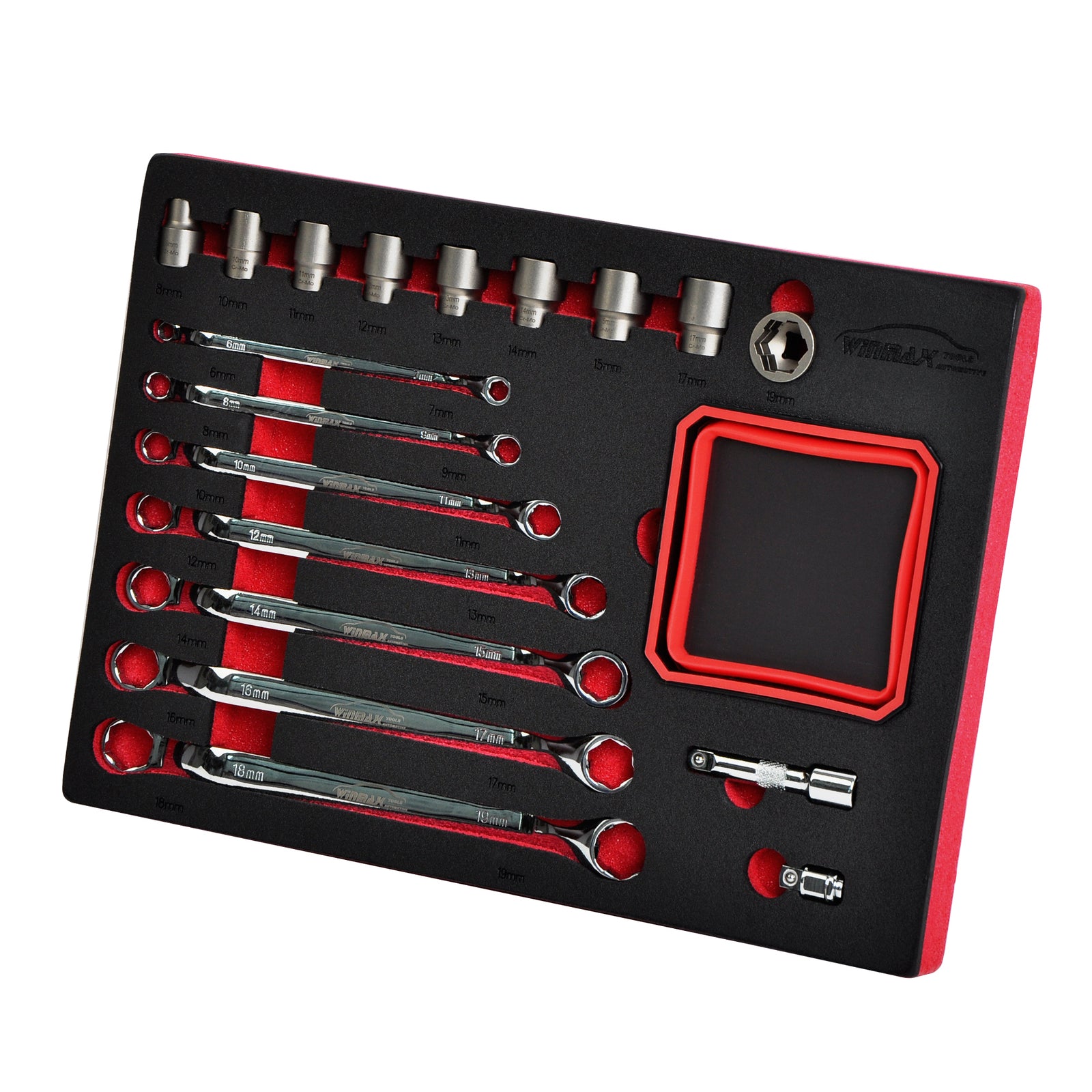 Bolt Extractor Offset Wrench Socket Set, Box End | Built Supply Co