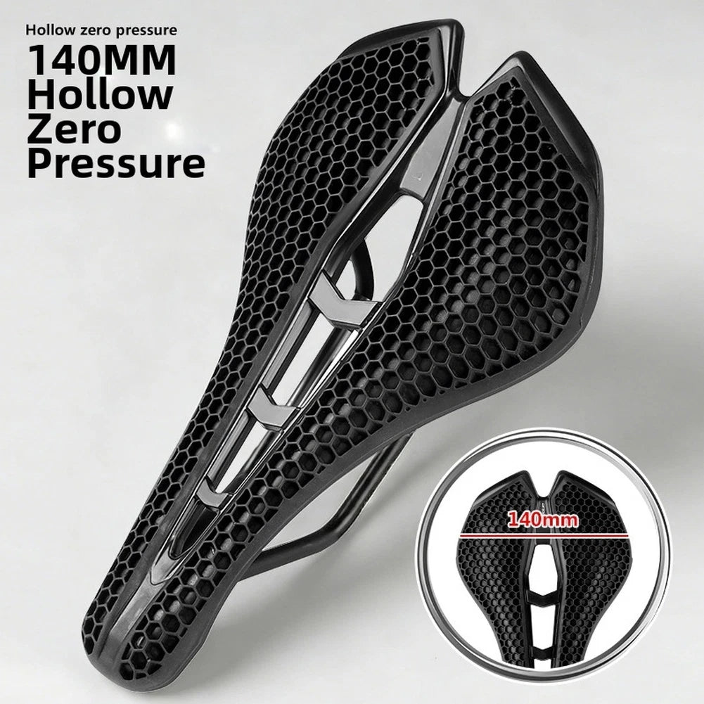 Carbon Fiber Reinforced Saddle With Hollow Center And For Honeycomb
