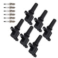 6* Ignition Coils & 6 Iridium Spark Plugs for Lincoln LS 00-05 V6 3.0L