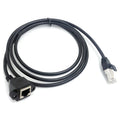 8-pin Rj45 Extension Cable For Kenwood For Icom Radio Walkie Talkie I
