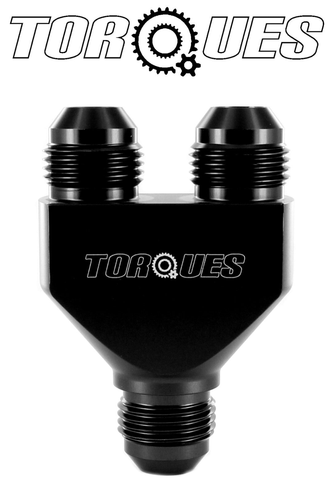 AN -8 (AN8 AN 08) Billet Aluminium In Line Y Block Adapter Fitting In