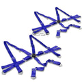 6-point 2"blue Nylon Strap Harness Safety | Built Supply Co