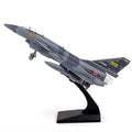 1/100 J-10 Pull Back Aviation Aircraft Military Fighter Model With