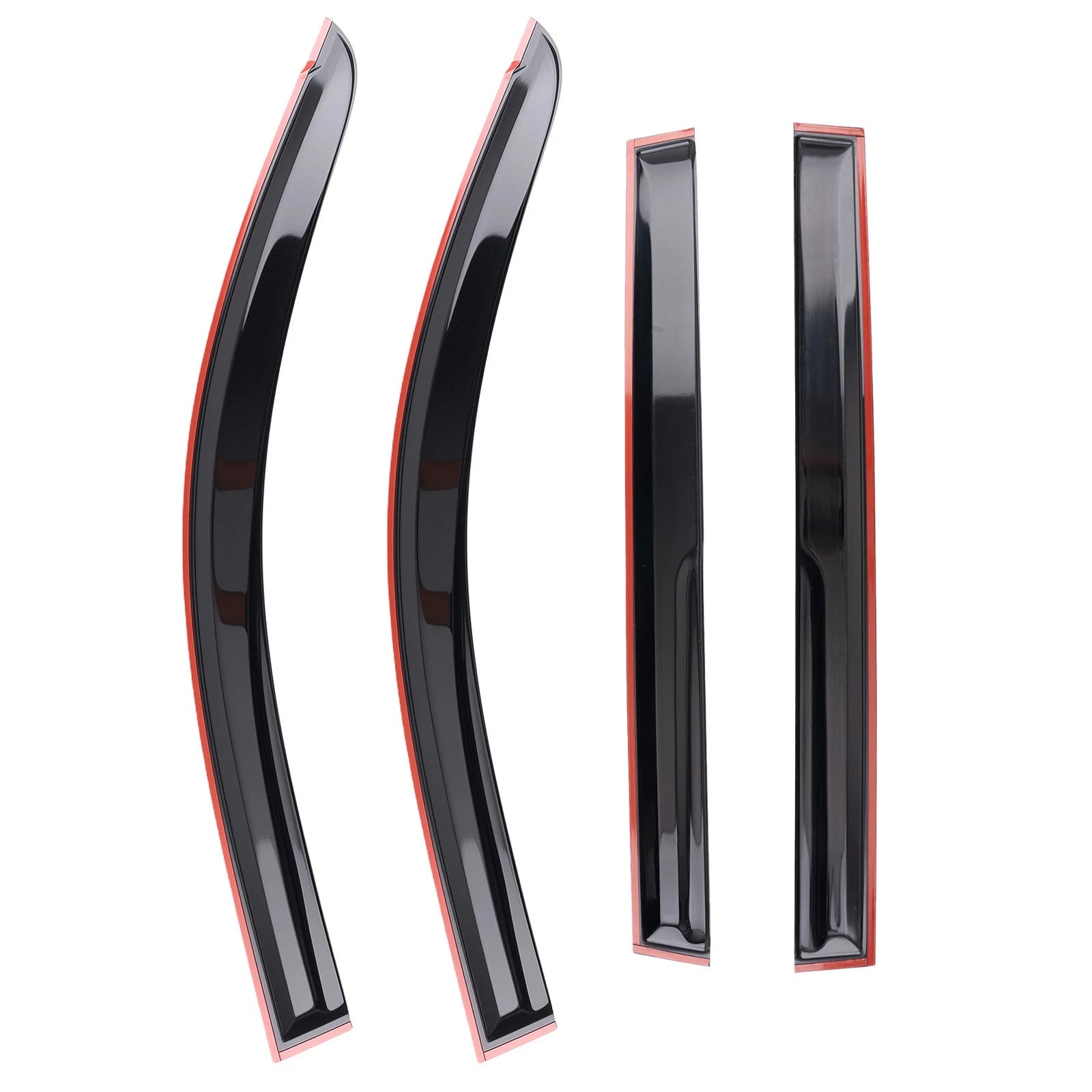 Rain Guard Window Visors for Toyota Highlander 2008-2013 4PCS Black