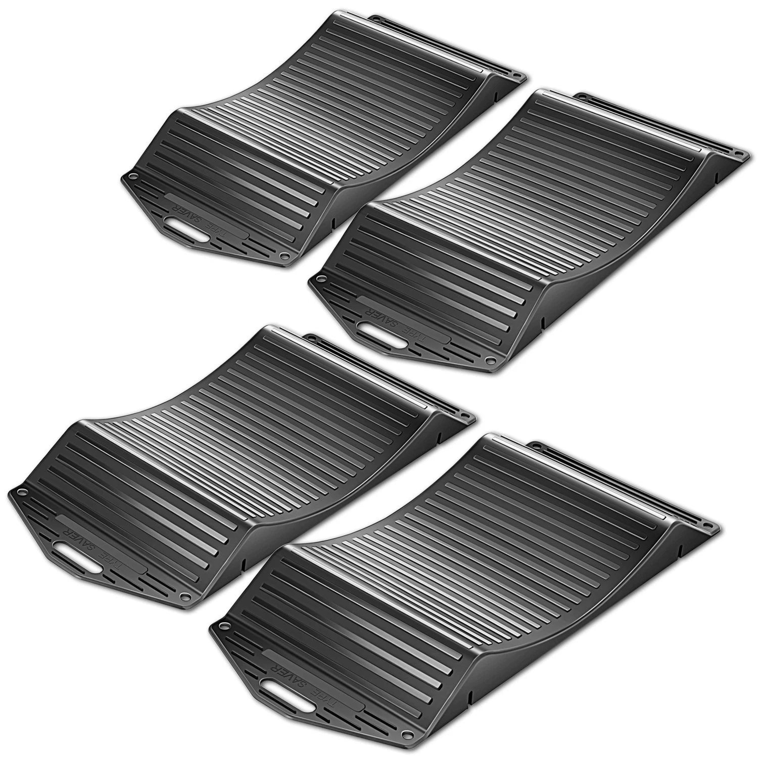 17.32"l X 7.87"w X 1.57"h 40000lbs 4x Tire Saver Ramps For Chocking