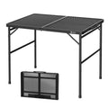 3ft Picnic Grill Table Portable Folding Camping Table W/aluminum