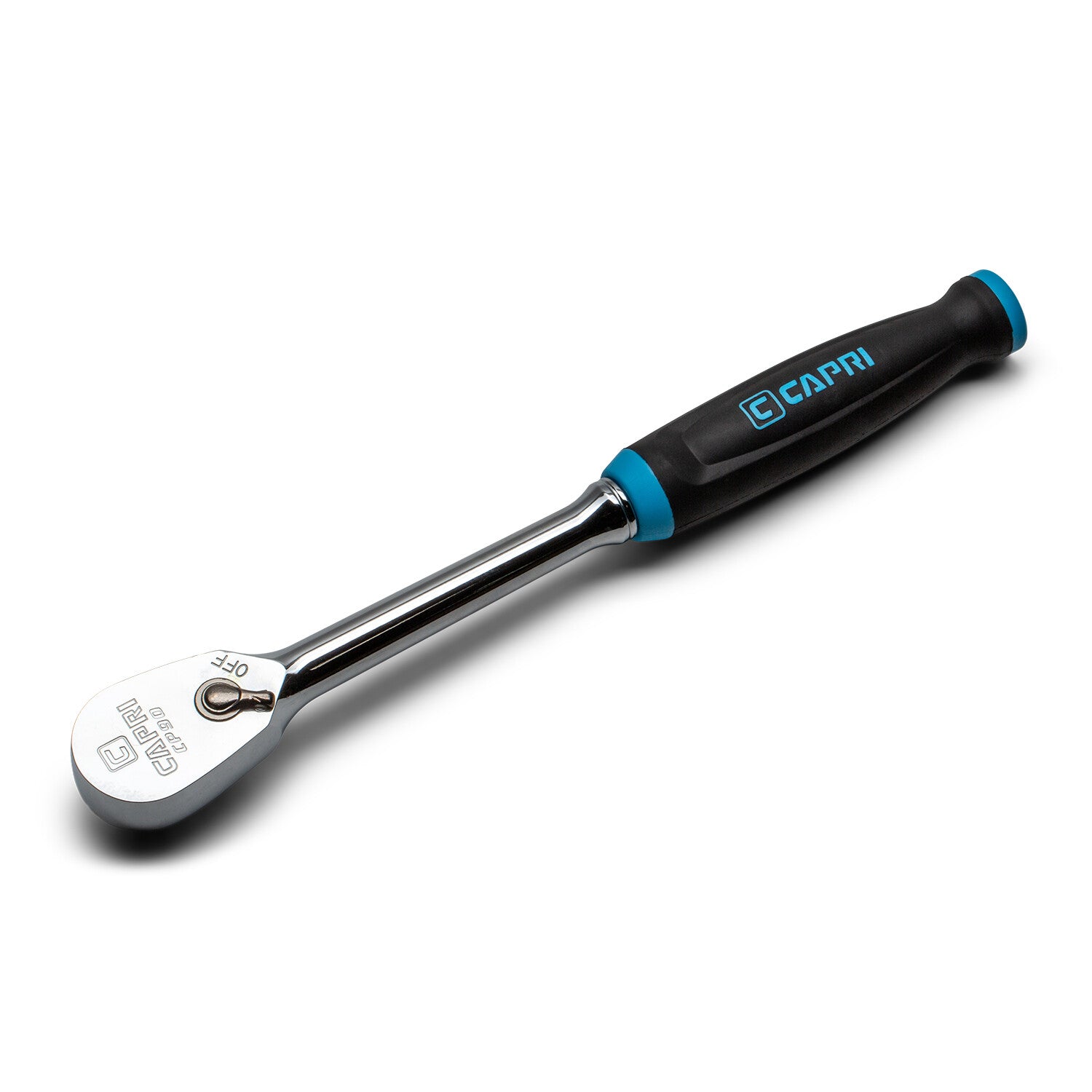 Capri Tools Fine 90-Tooth Ratchet, Soft Ergonomic Handle, 1/4, 3/8, 1/2-in DriveOpens in a new windo