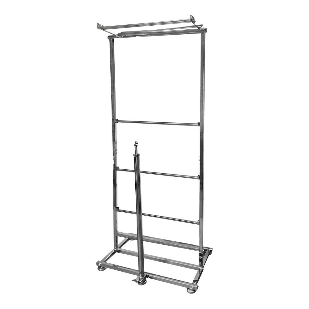 74 Inch H Chrome 3-roll Bagger Plastic Film Garment Bag