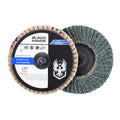 10 Pack - 3" Mini Flap Discs 40 Grit Quick Change Sanding Roloc Style