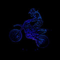 7 Color Change Night Light 3d Lamp Led Toys Motorcycles Motocross
