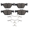 Rear L&amp;R Ceramic Brake Pads Kit for Subaru Legacy Outback 2015-2025 w/Hardware