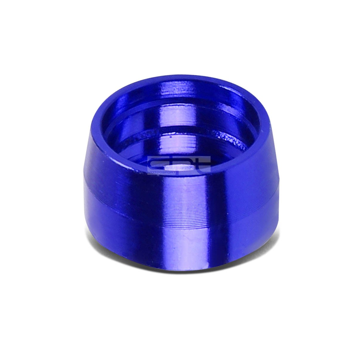 Fit Ptfe/nylon Hose Hard Line Blue 6-an 3/8" Tubing Olive Insert Flare