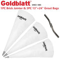 Goldblatt 4-PACK Tile Grout Bag Set by Goldblatt