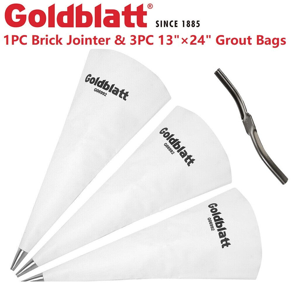Goldblatt 4-PACK Tile Grout Bag Set by Goldblatt