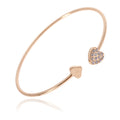 Bracelets Double Heart Women Crystal Bracelet Gift For Girlfriend