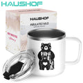 Haushof 14oz Mothers Day Tumblers Mug Coffee Mug Cup With Lid