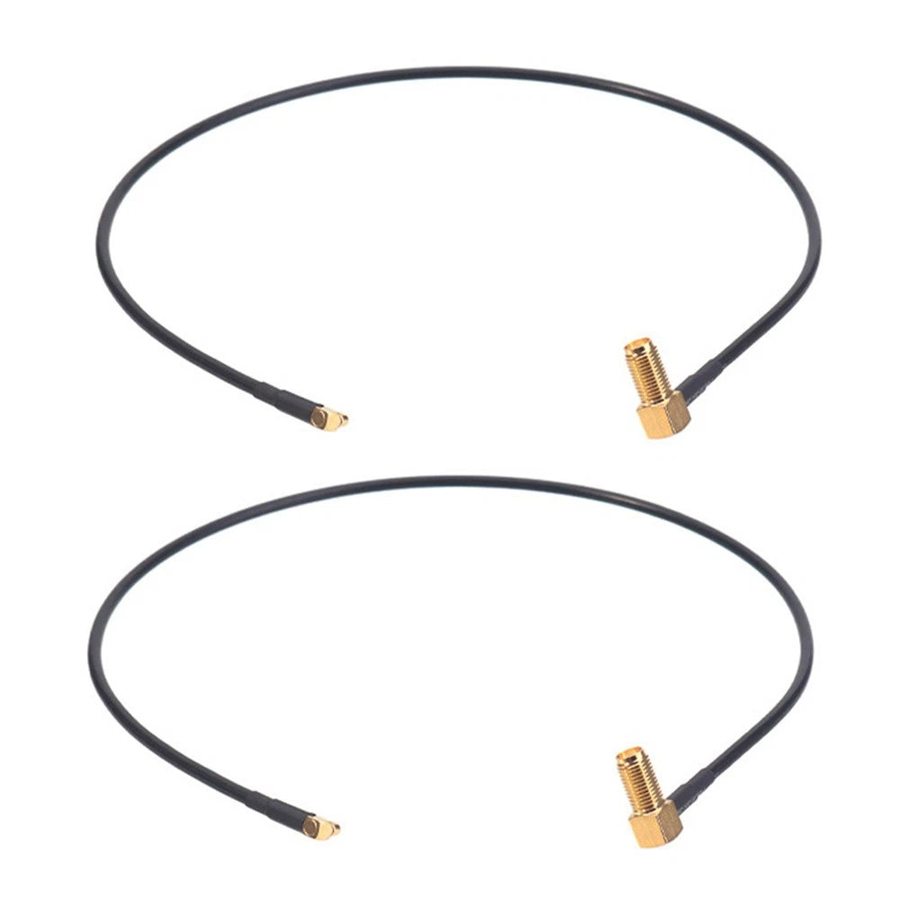 Mmcx Right Angle To Right Angle Rf Extension Cable 40cm Rg174 Coaxial