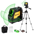 PREXISO Laser Level Tripod 150° Wide Angle Self Leveling