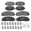 8x Front Rear Disc Brake Pads Kit for Chrysler Town & Country/Ram C/V