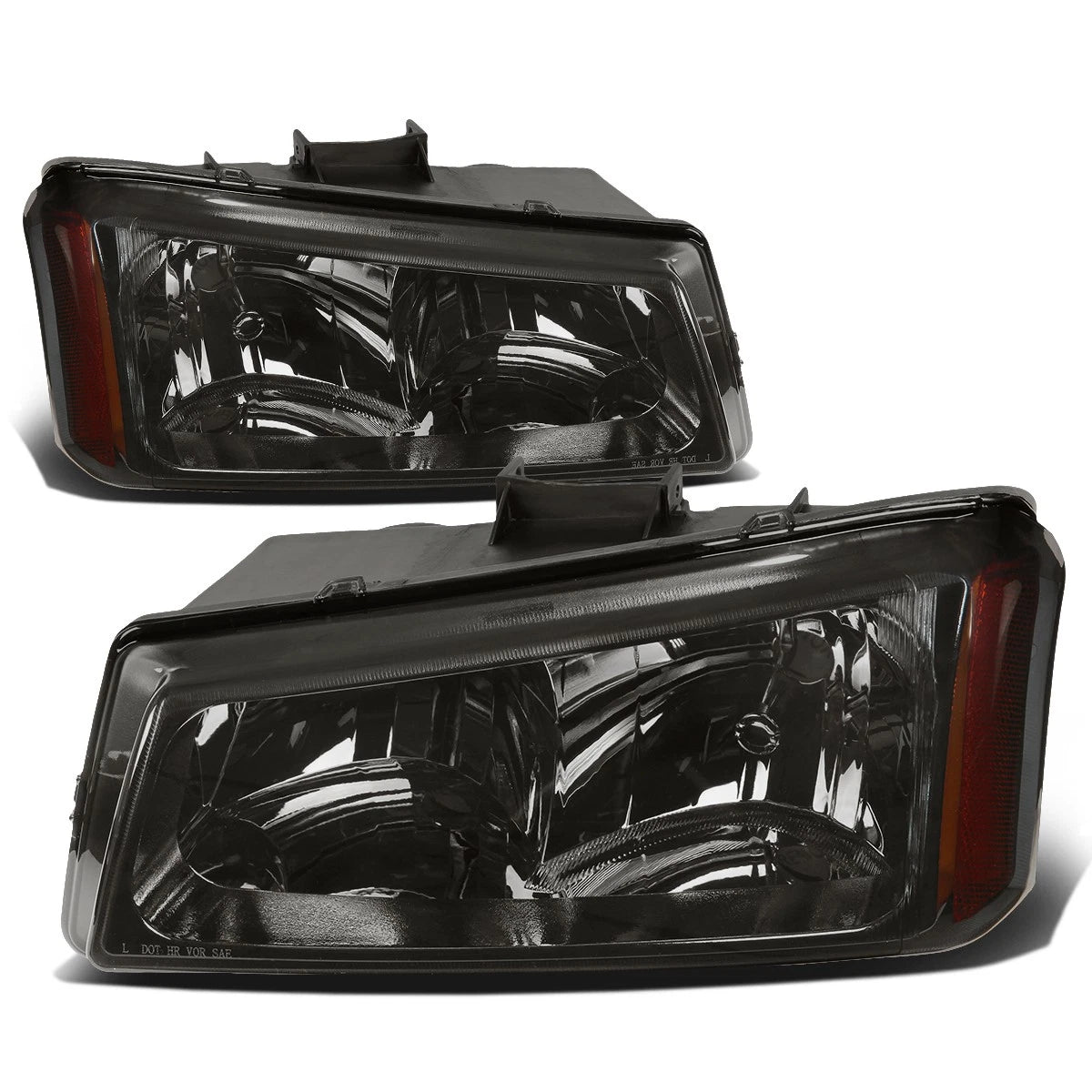 Fit 2003-2006 Chevy Silverado Smoked Housing Amber | Built Supply Co