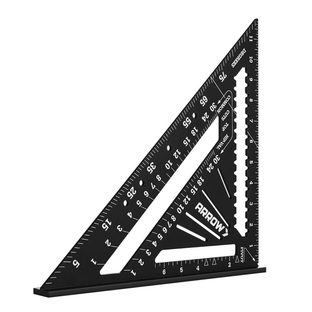 Arrow 12" Carpenter Square Rafter Square Layout Tool Woodworking