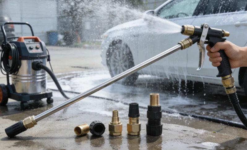 Stainless Steel Extension Wand For Pressure Washer Sprayer 16cm To