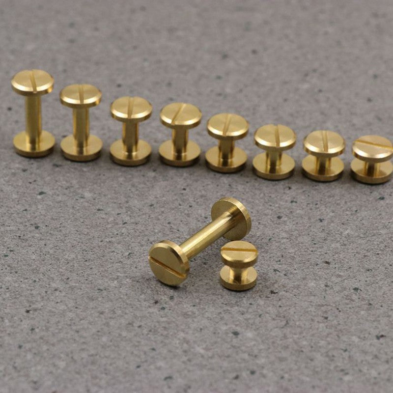 4-20mm Flat Belt Screw Leather Craft Chicago Nails