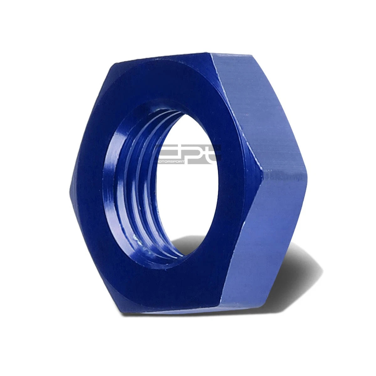 6an An-6 Bulkhead Blue Aluminum Anodized Nut Sealing Locking Fitting
