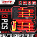 Electrician Insulated Magnetic Screwdriver Set | Built Supply Co
