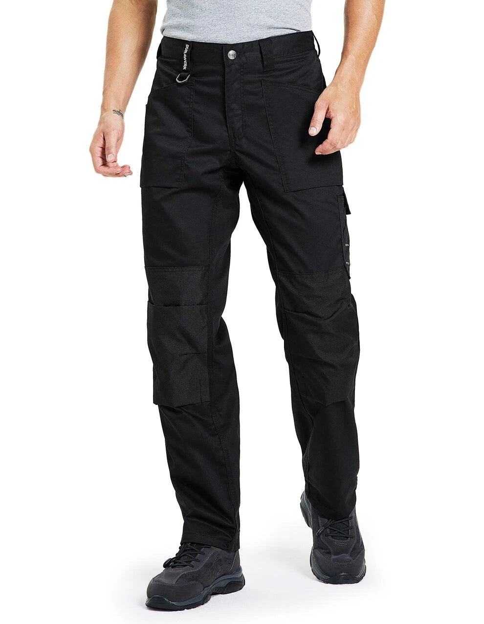 Durawerk Men's Work Pants Cargo Carpenter Pants With Reinforced Knee