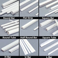 ABS Bar Tube Styrene Plastic Strip Round Square Angles