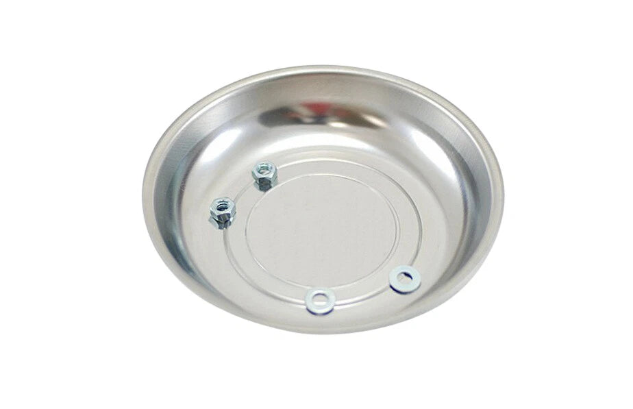 Stainless Steel Magnet Magnetic Parts Tray Tool Sucker Bowl: Round /