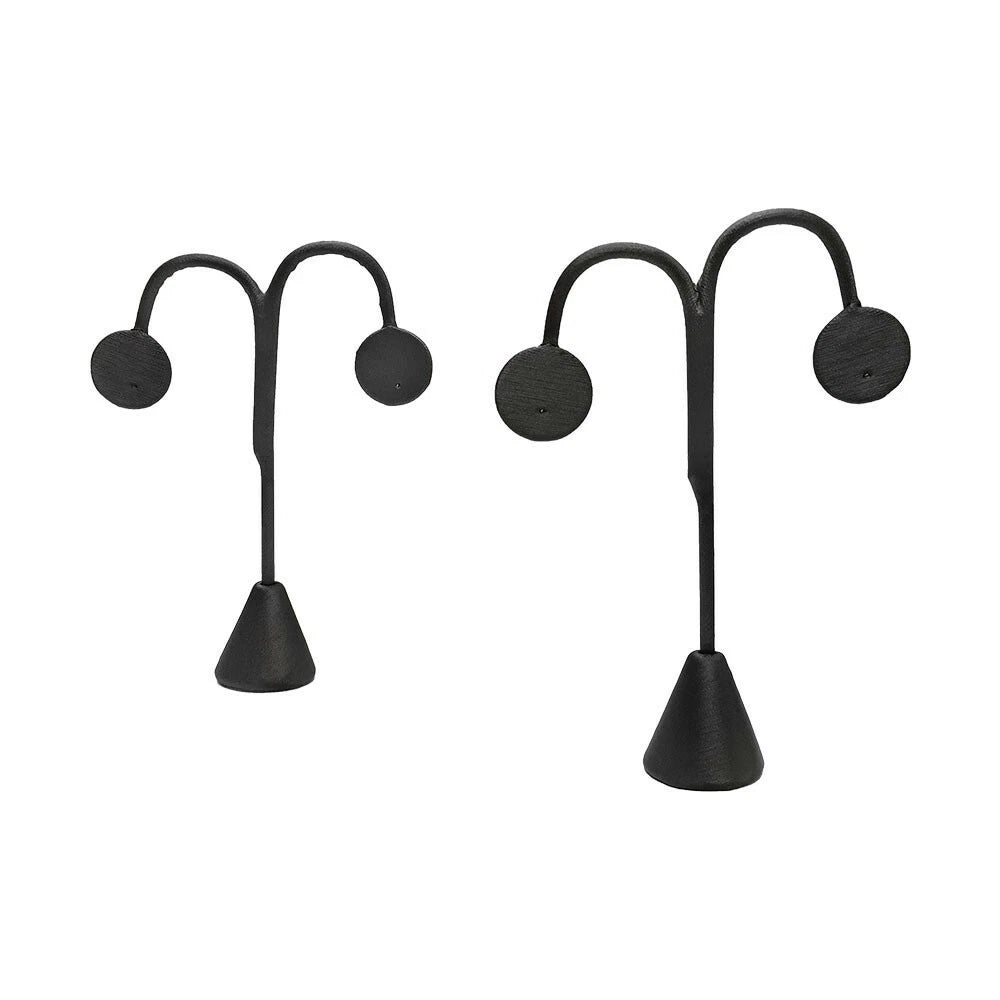 Slate Gray Leatherette Single Earring Display Fixture Retail 15-1/2''