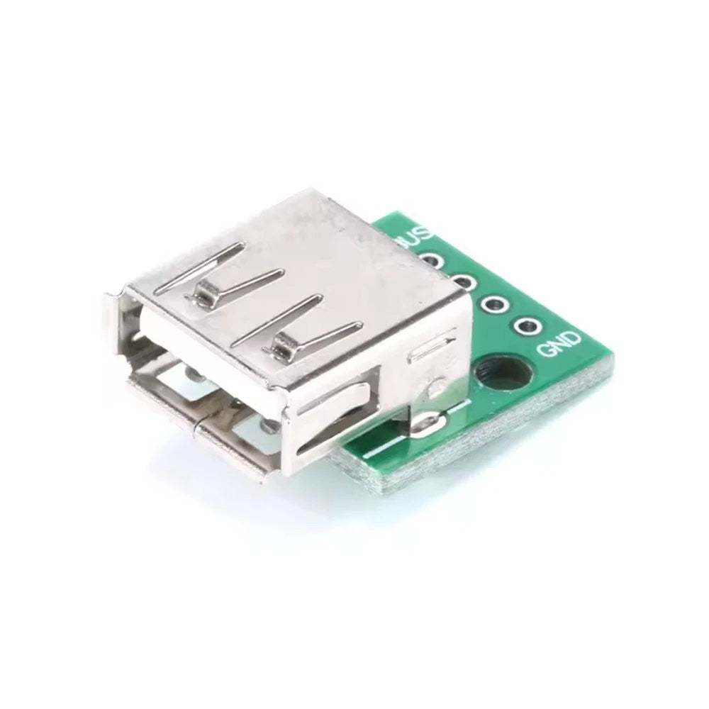 USB Type A Female Socket Breakout Board 2.54mm Pitch DIP Adapter UK
