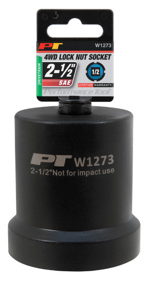 Performance Tool 2-1/2-Inch Lock Nut Socket by Performance Tool