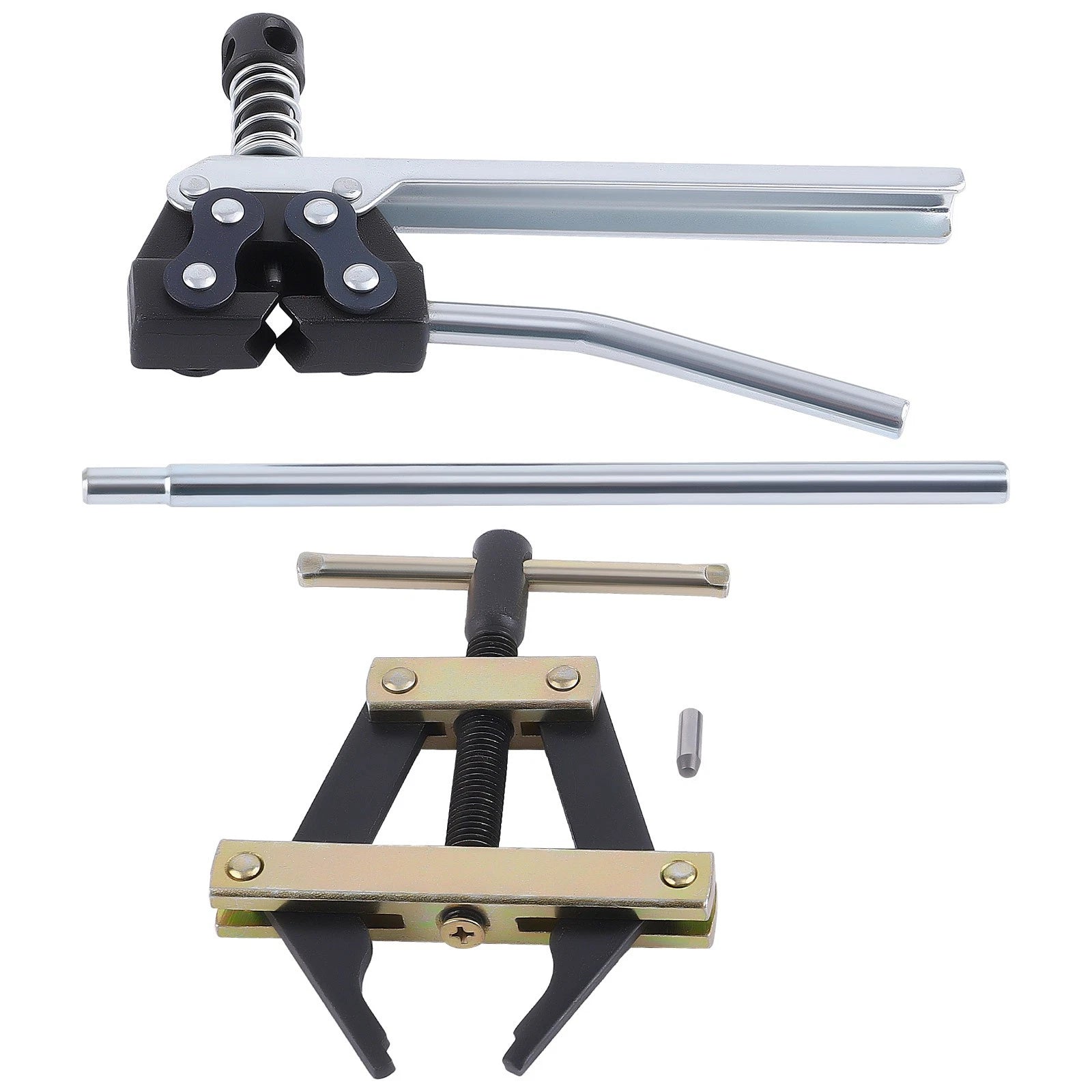 Roller Chain Holder/Puller and Breaker/Cutter Tools Kit for ANSI #60#80#100