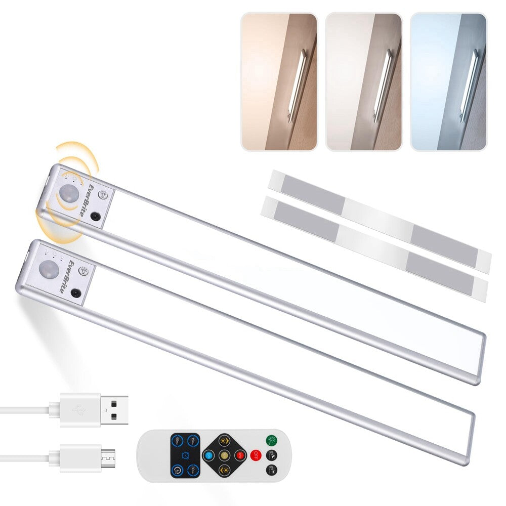 EverBrite 2PC 78LED Under Cabinet Light by EverBrite