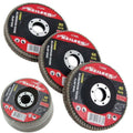 Neilsen 6pc Sanding Aluminium Oxide Flap Disc Set Angle Grinder 40 60 80 GritOpe