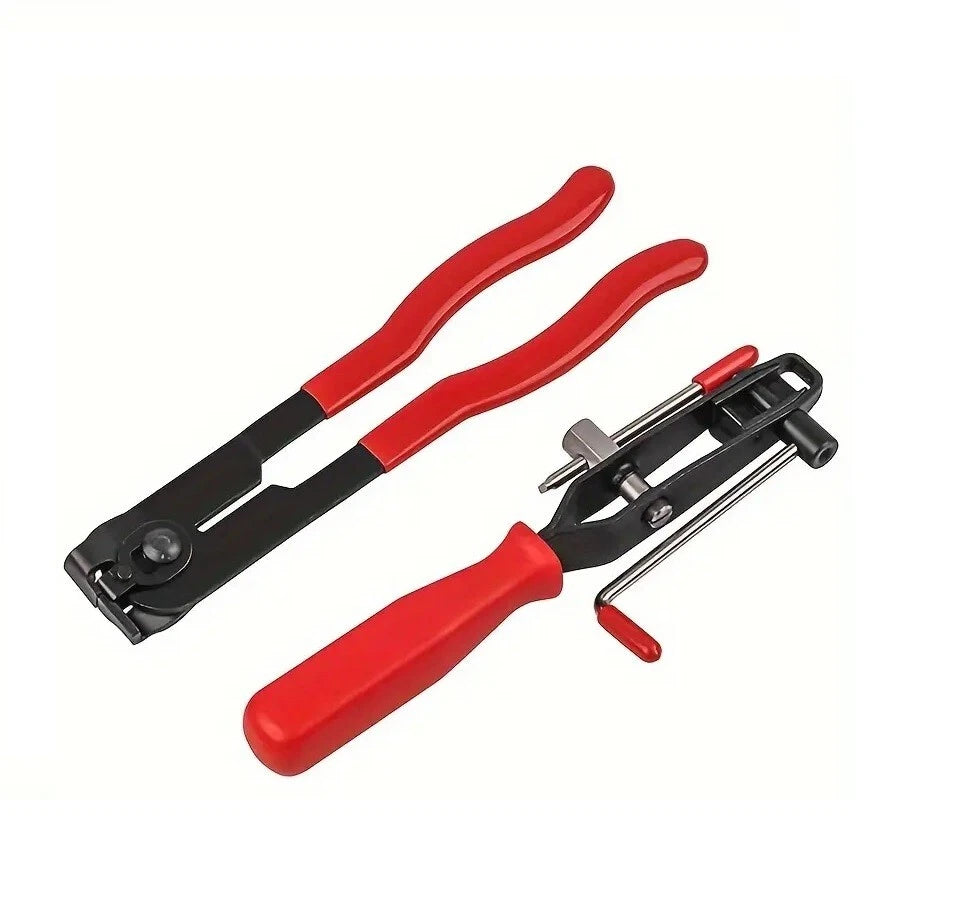 2pc-pack CV Joint Boot Clamp Tightening Wrench Hose Clip Tool Built-in Cutter