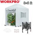 Workpro 8'x6' Walk-in Greenhouse Instant Pop-up Heavy Duty Gardening