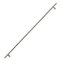 Euro Style 22-1/8" Brushed Nickel Kitchen Cabinet Door Drawer Handle