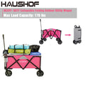 Haushof Heavy Duty Folding Collapsible Wagon Outdoor Universal
