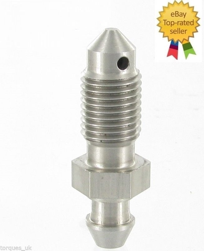 M10x1.0 Stainless Steel LONG Bleed Nipple Brake Caliper Drum Slave