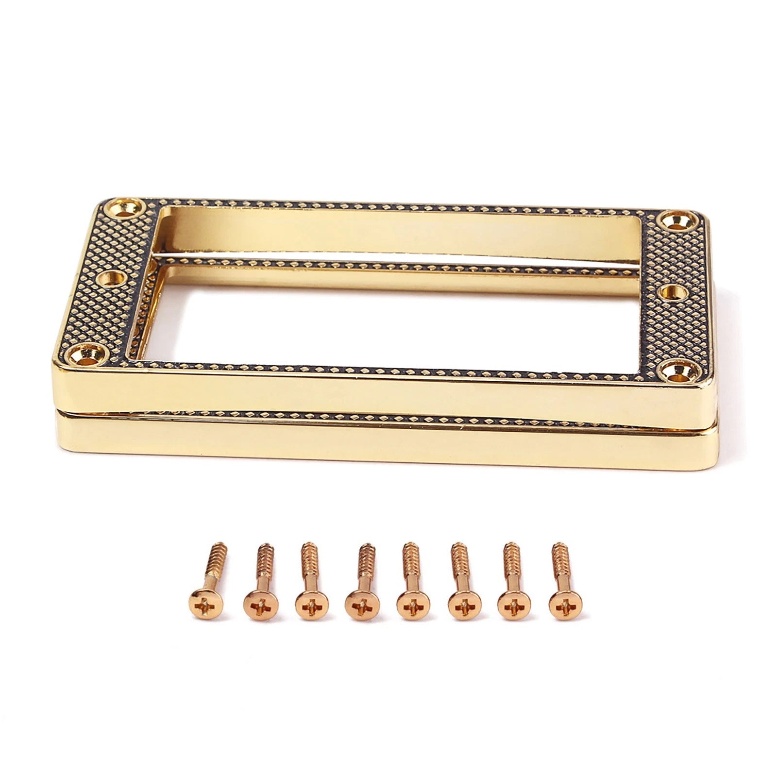 Guitar Gold Humbucker Pickup Rings Frames Fit For Les Paul Sg Es Dot