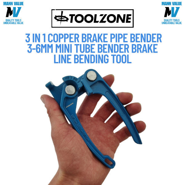3 IN 1 Copper Brake Pipe Bender 3-6mm Mini Tube Bender